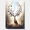 Designart - Deer With Blossoming Antlers - Cottage Canvas Wall Art